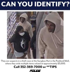 sunglass theft florida.